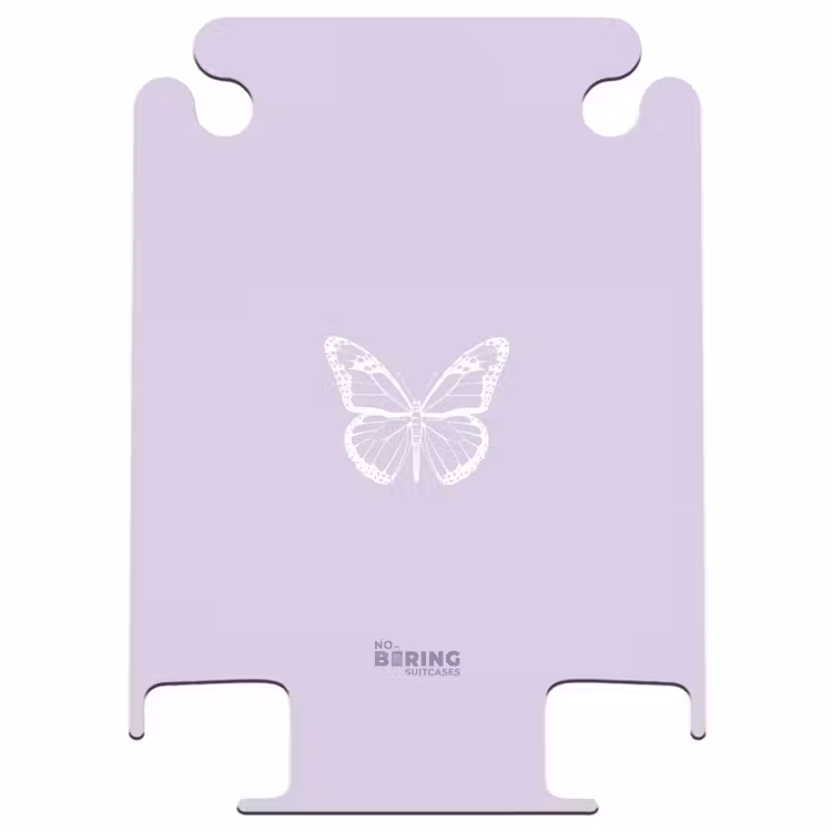 CaseSwap™ - Lila Hintergrund mit weißem Schmetterling — 1