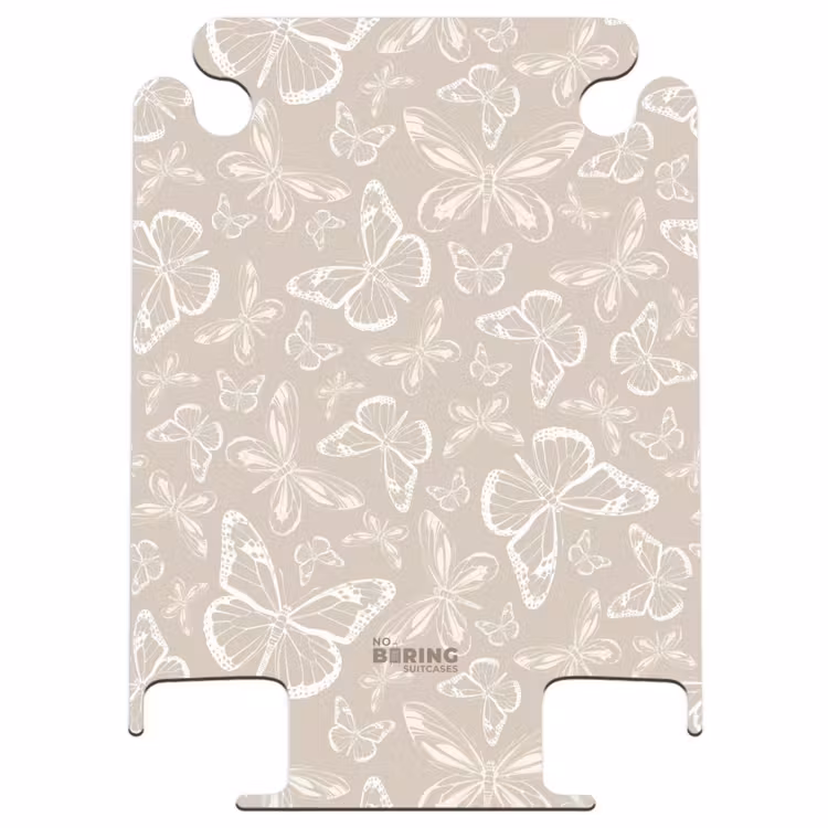 CaseSwap™ - Muster aus Schmetterlingen in Beige — 1
