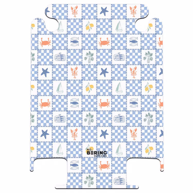 CaseSwap™ - Quadratischer Sommerdruck blau — 1