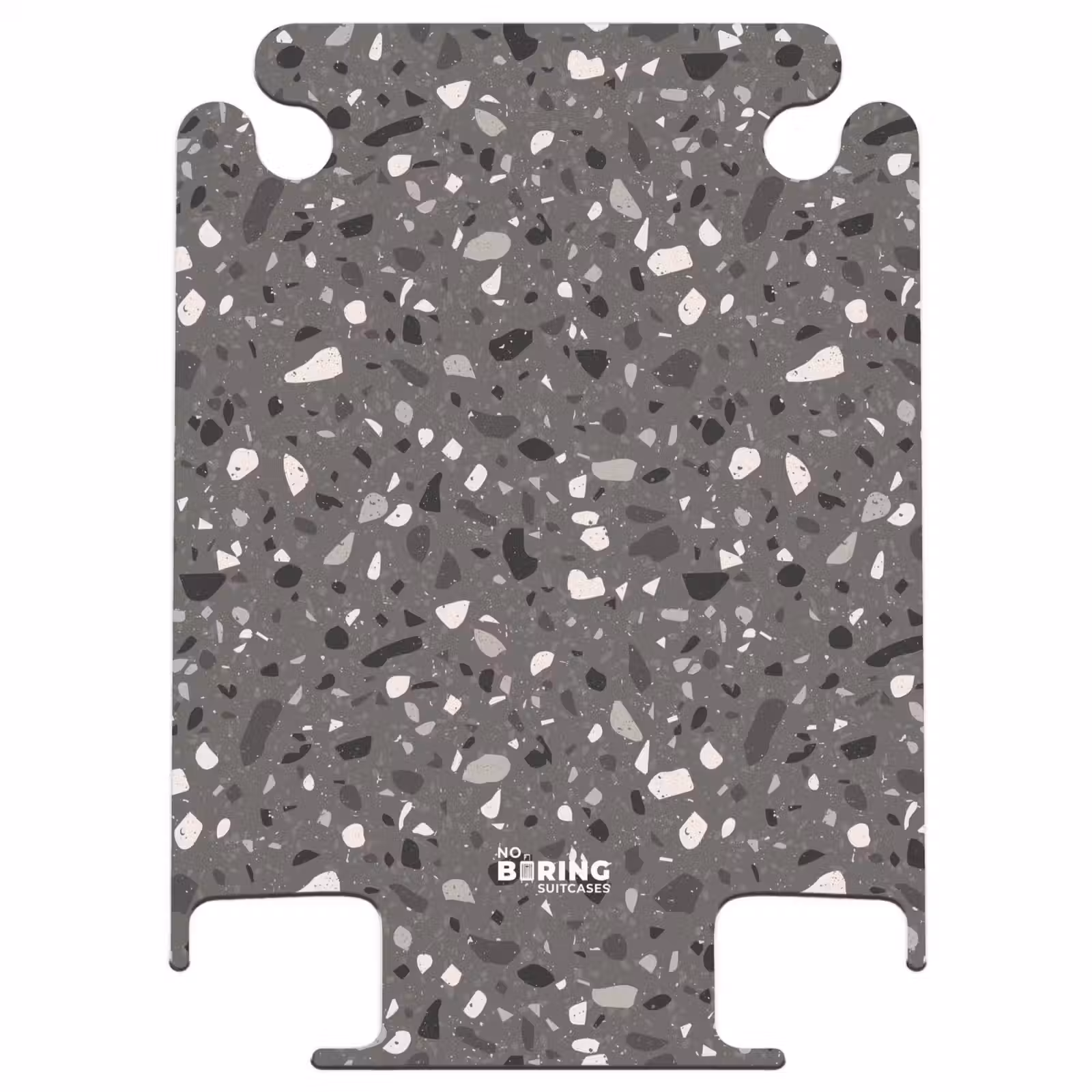 CaseSwap™ - Terrazzo-Muster mehrfarbig dunkelgrau — 1