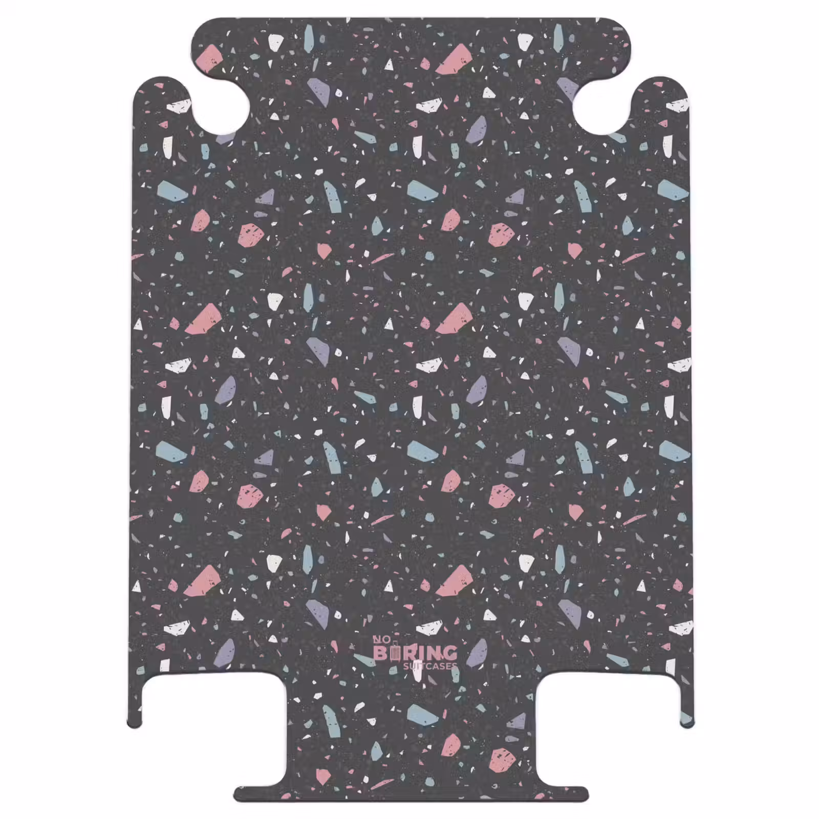CaseSwap™ - Terrazzo-Muster schwarz mit Pastell — 1