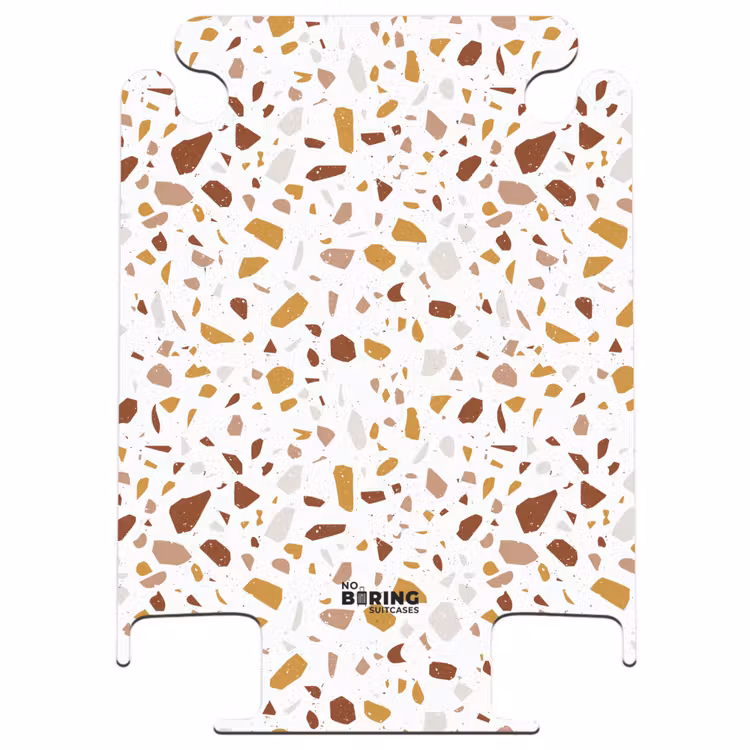 CaseSwap™ - Terrazzo-Muster mehrfarbig in Ocker und Rost — 1
