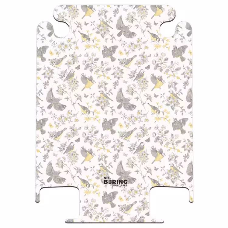CaseSwap™ - Klassisches Vogel- und Blumenmuster gelb — 1