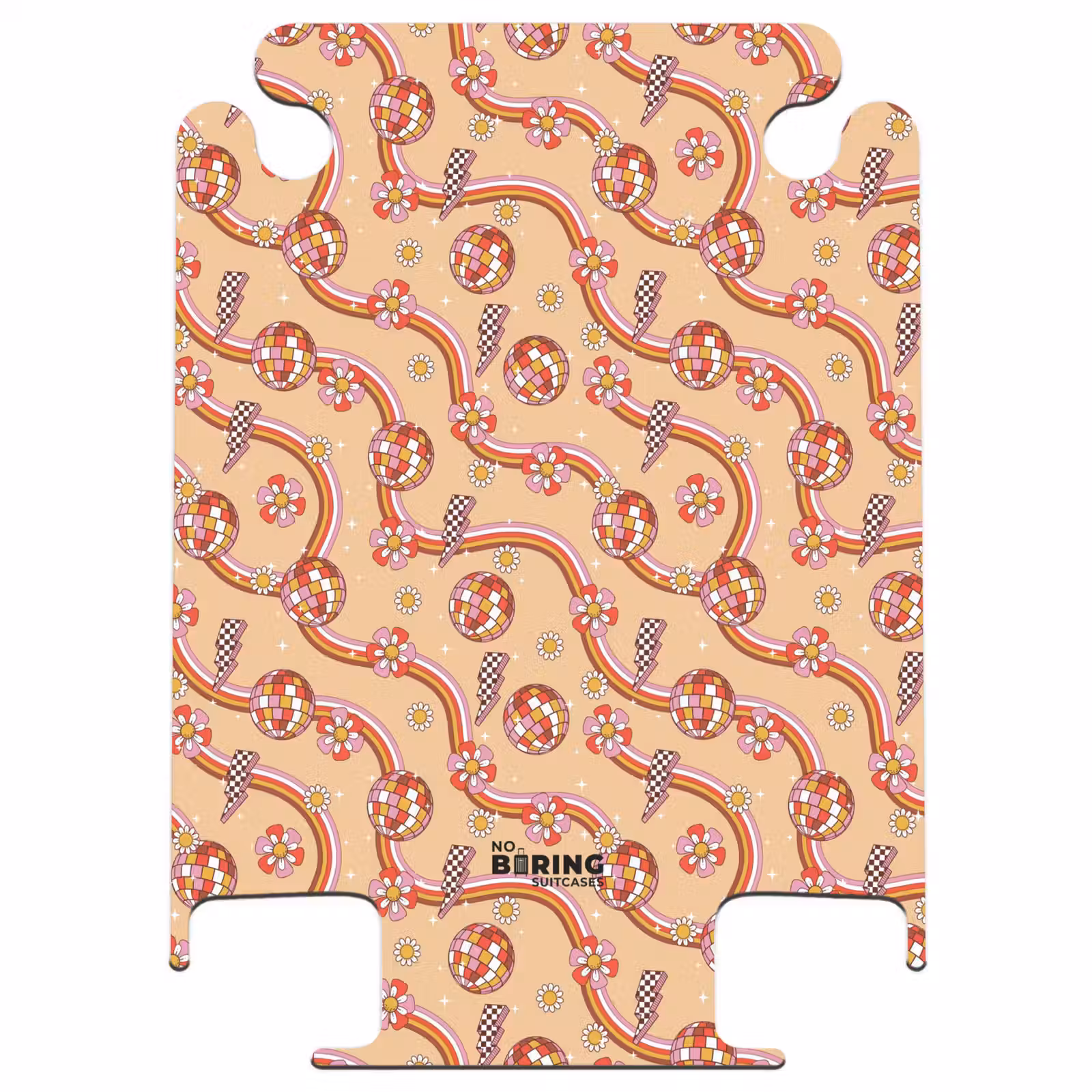 CaseSwap™ - Retro Disco 70er Jahre Blumenmuster bunt — 1