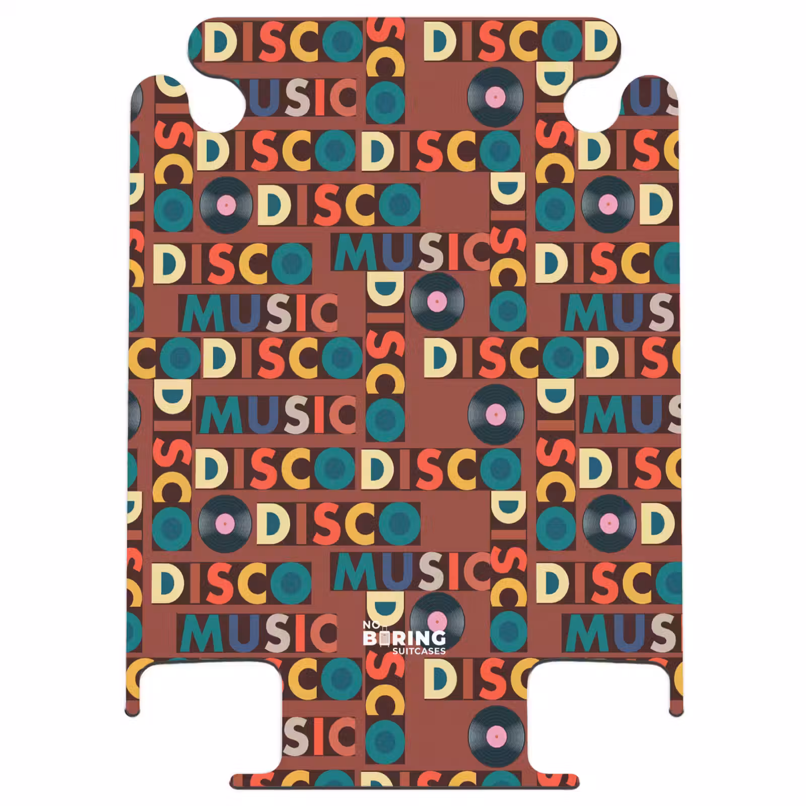 CaseSwap™ - Retro Disco 70er Jahre Textmuster bunt — 1