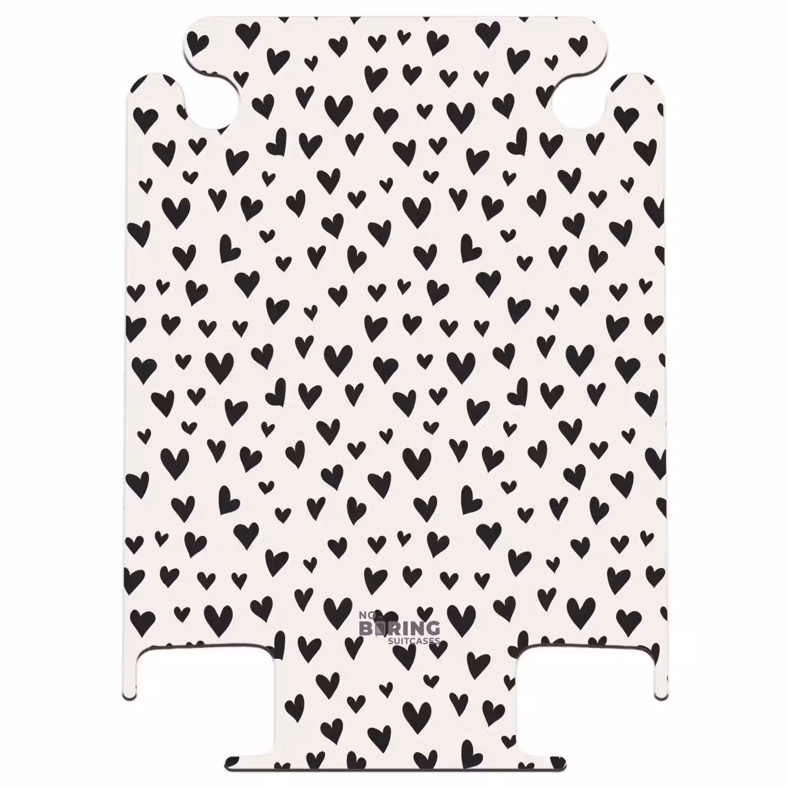 CaseSwap - Valentinstag Herzen Muster schwarz — 1