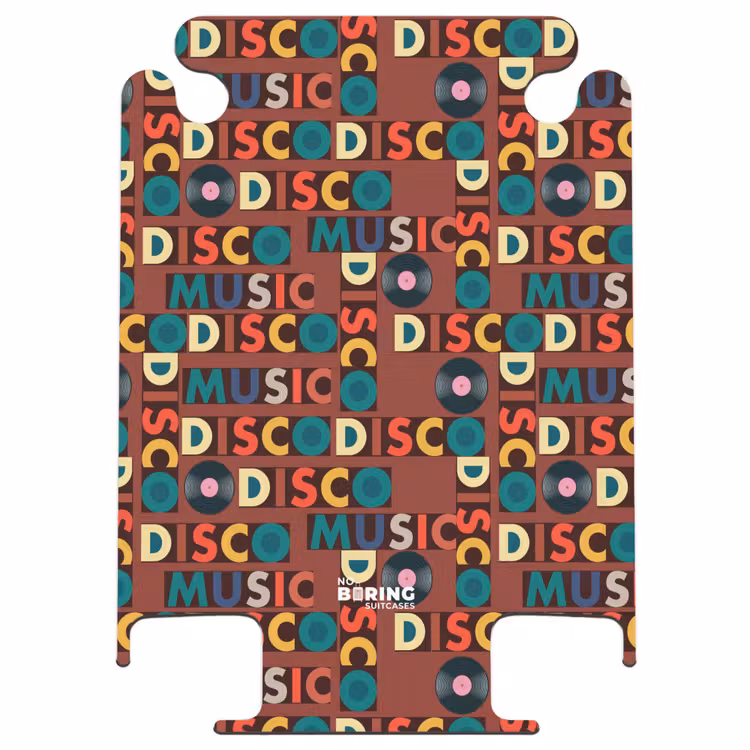 CaseSwap™ - Retro Disco 70er Jahre Textmuster bunt — 1