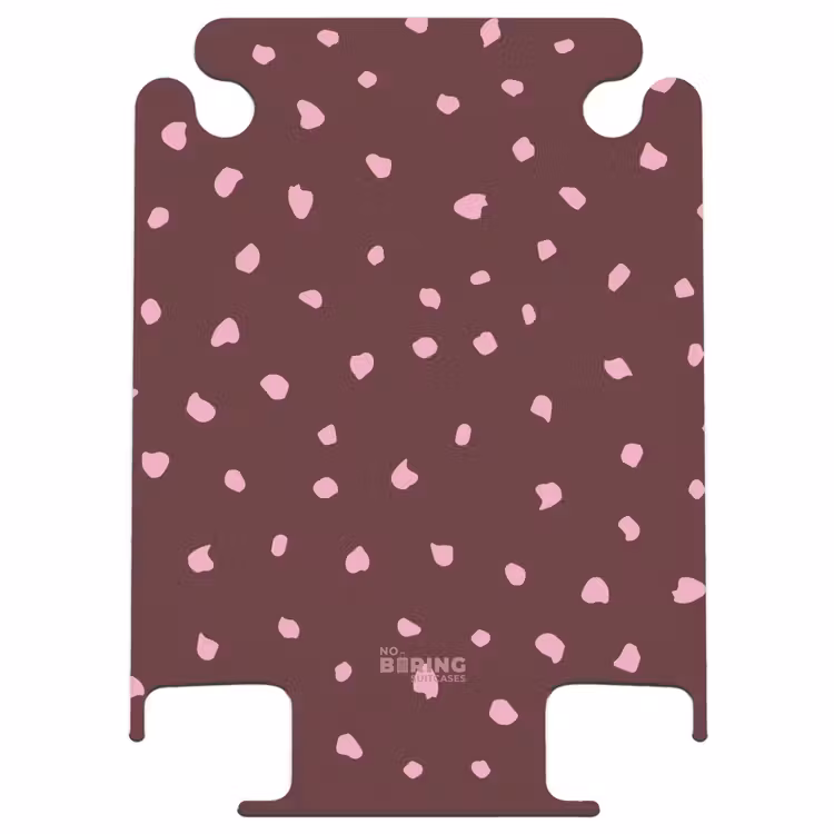 CaseSwap™ - Rosa Flecken auf burgunderrotem Hintergrund — 1