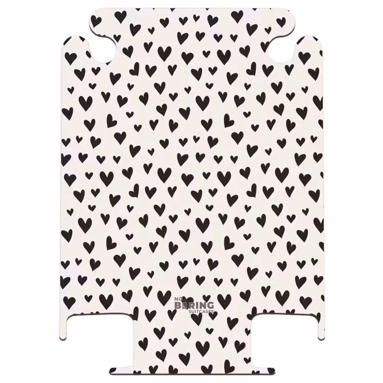 CaseSwap - Valentinstag Herzen Muster schwarz — 1