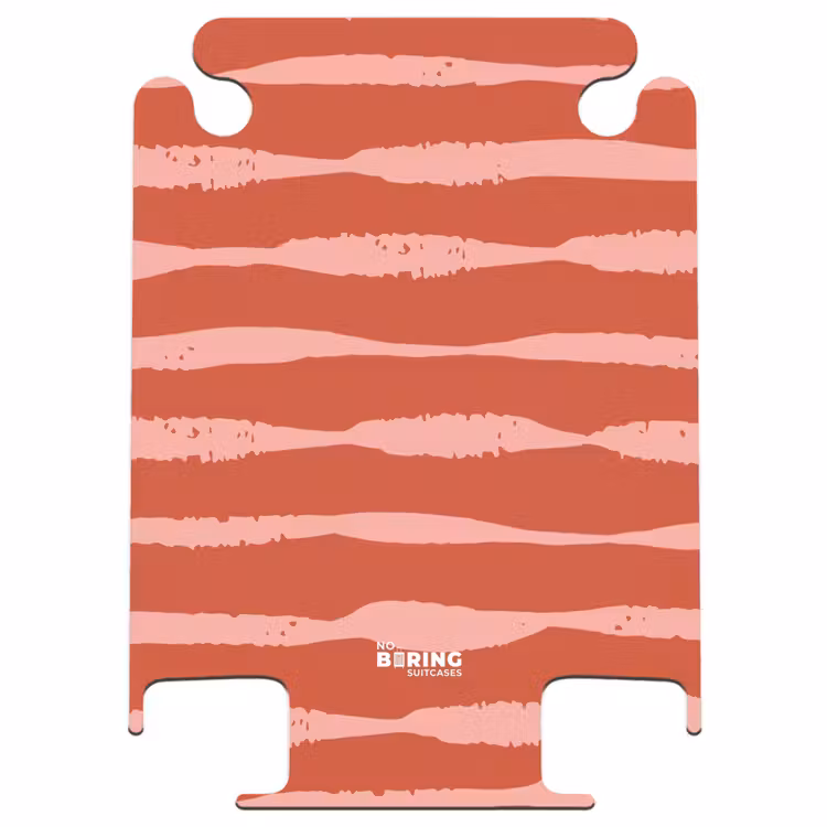 CaseSwap™ - Verspielte Streifen auf rotem Hintergrund — 1