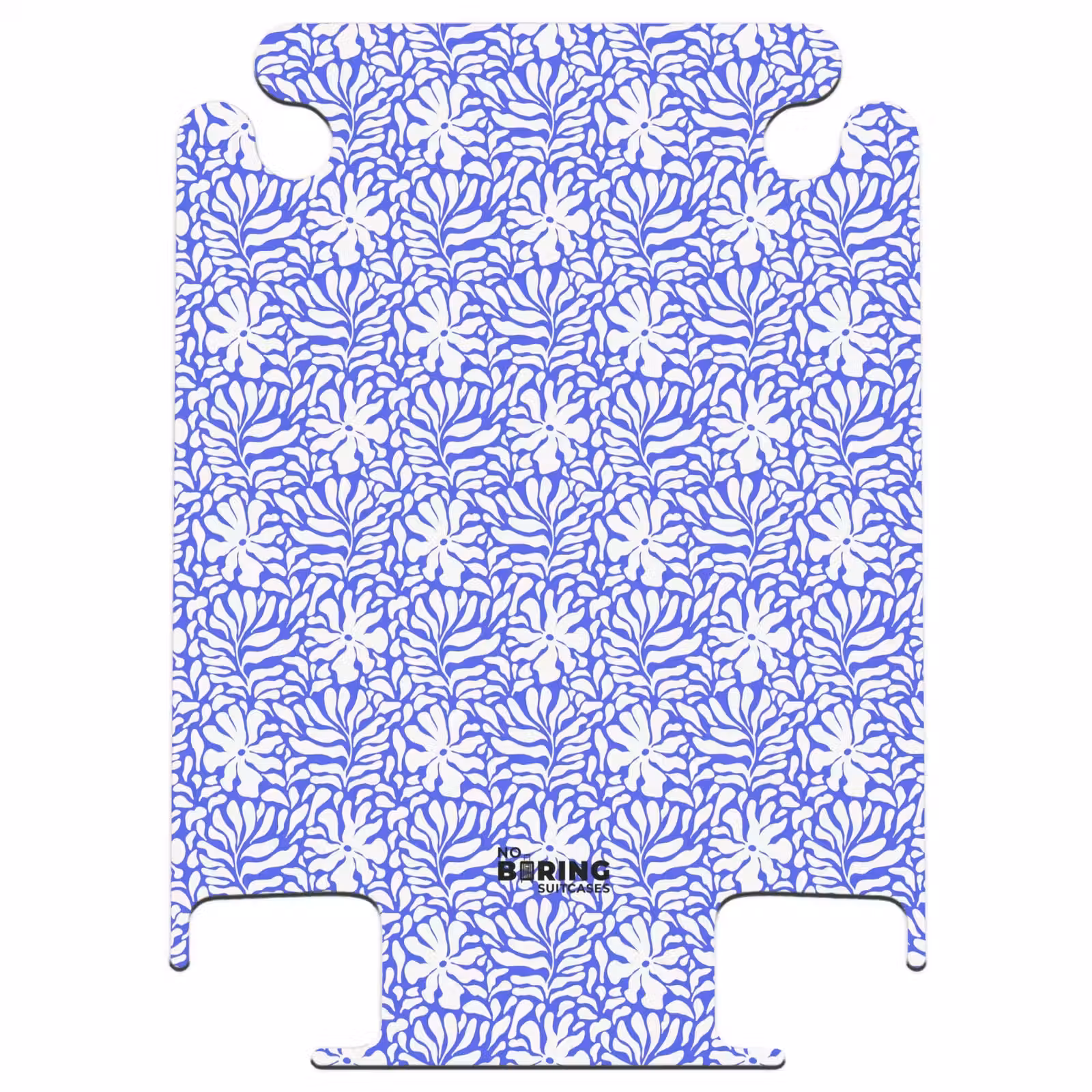 CaseSwap™ - Blumen und Blätter auf blauem Hintergrund — 1