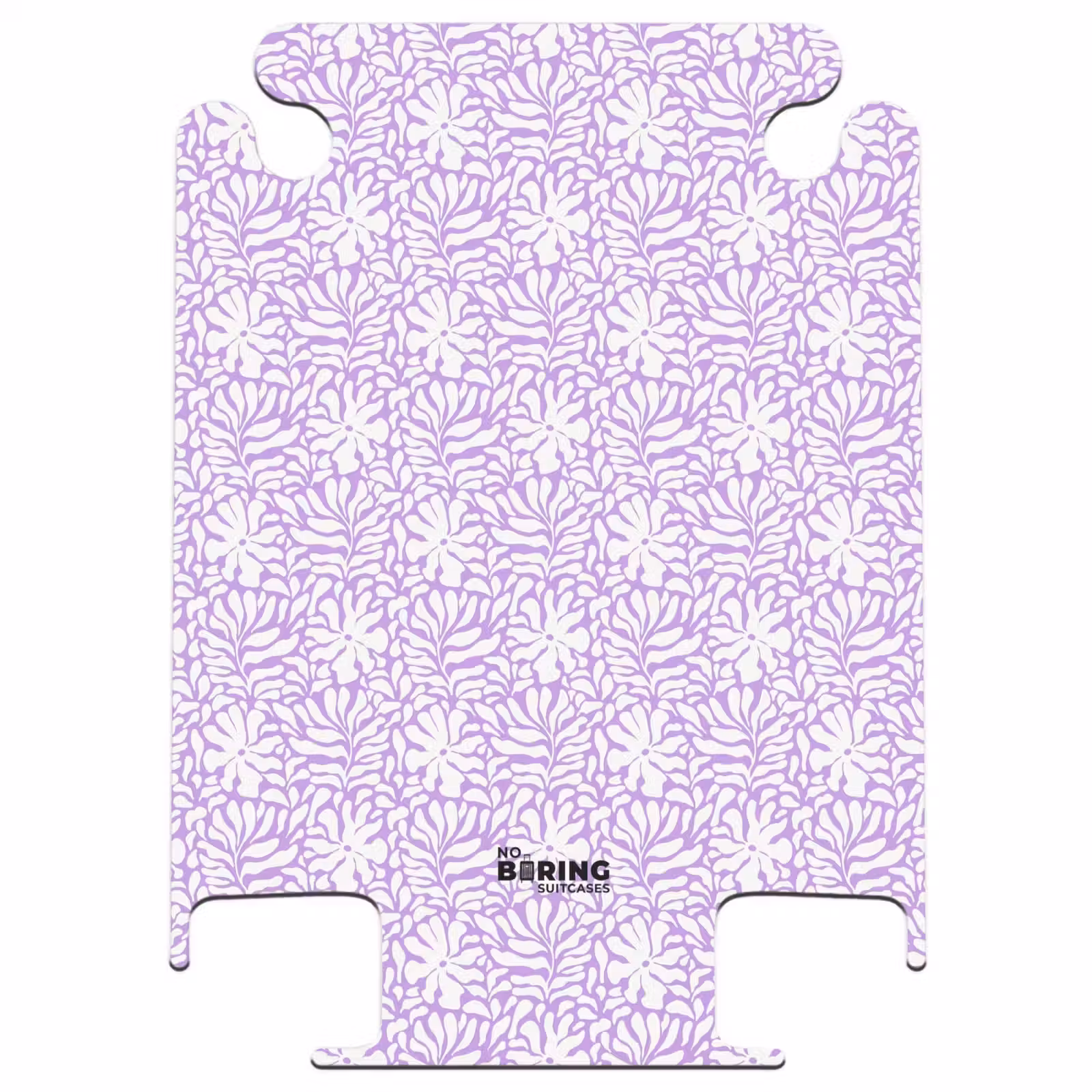 CaseSwap™ - Blumen und Blätter auf lila Hintergrund — 1