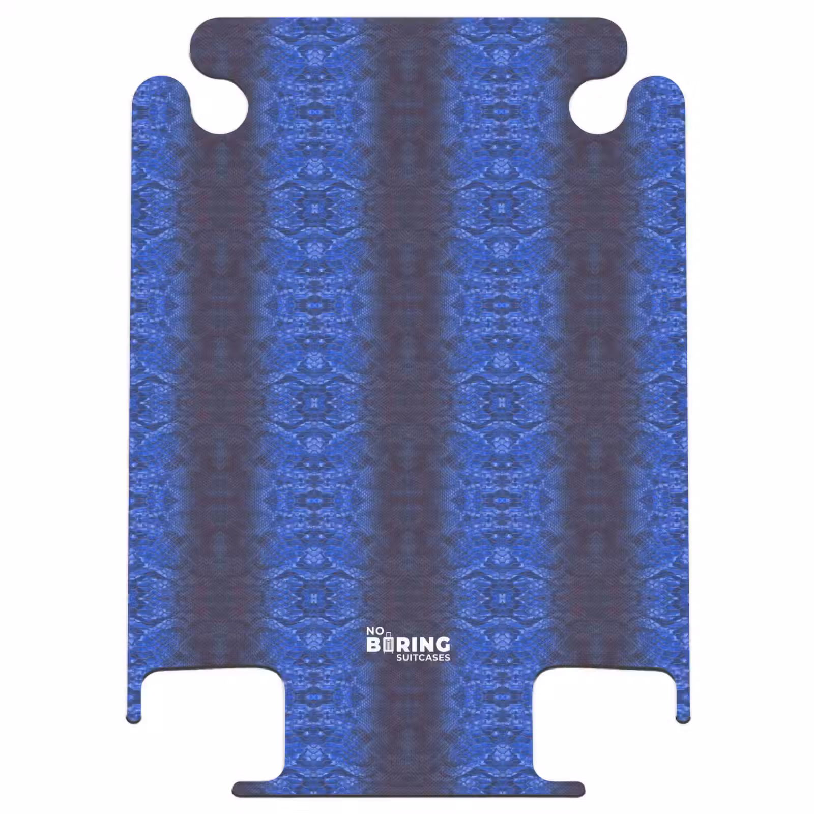 CaseSwap™ - Dunkelblaue Schlangenhaut mit symmetrischer Schuppenstruktur — 1