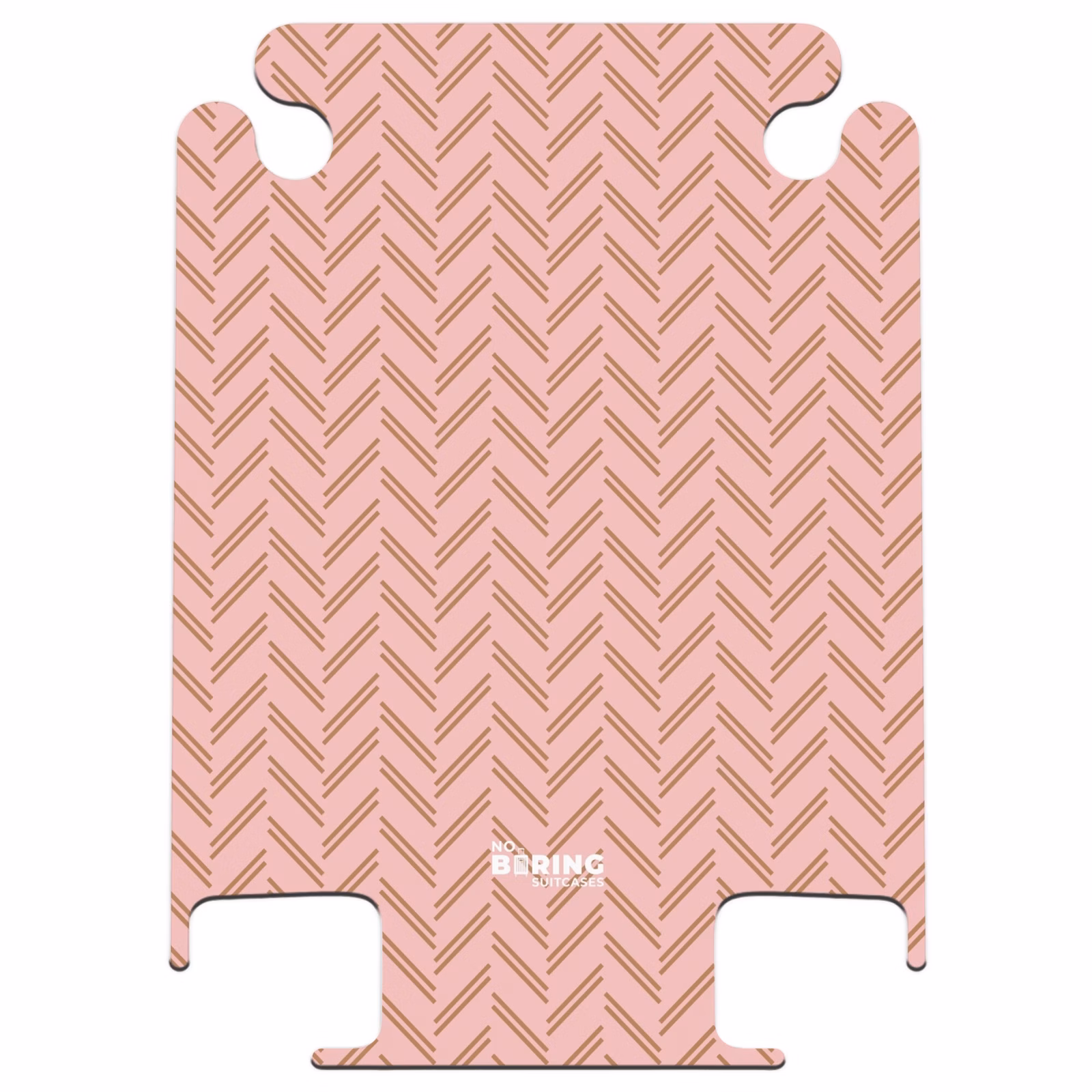 CaseSwap™ - Fischgrätenmuster mit rosa und braunen Farbtönen — 1
