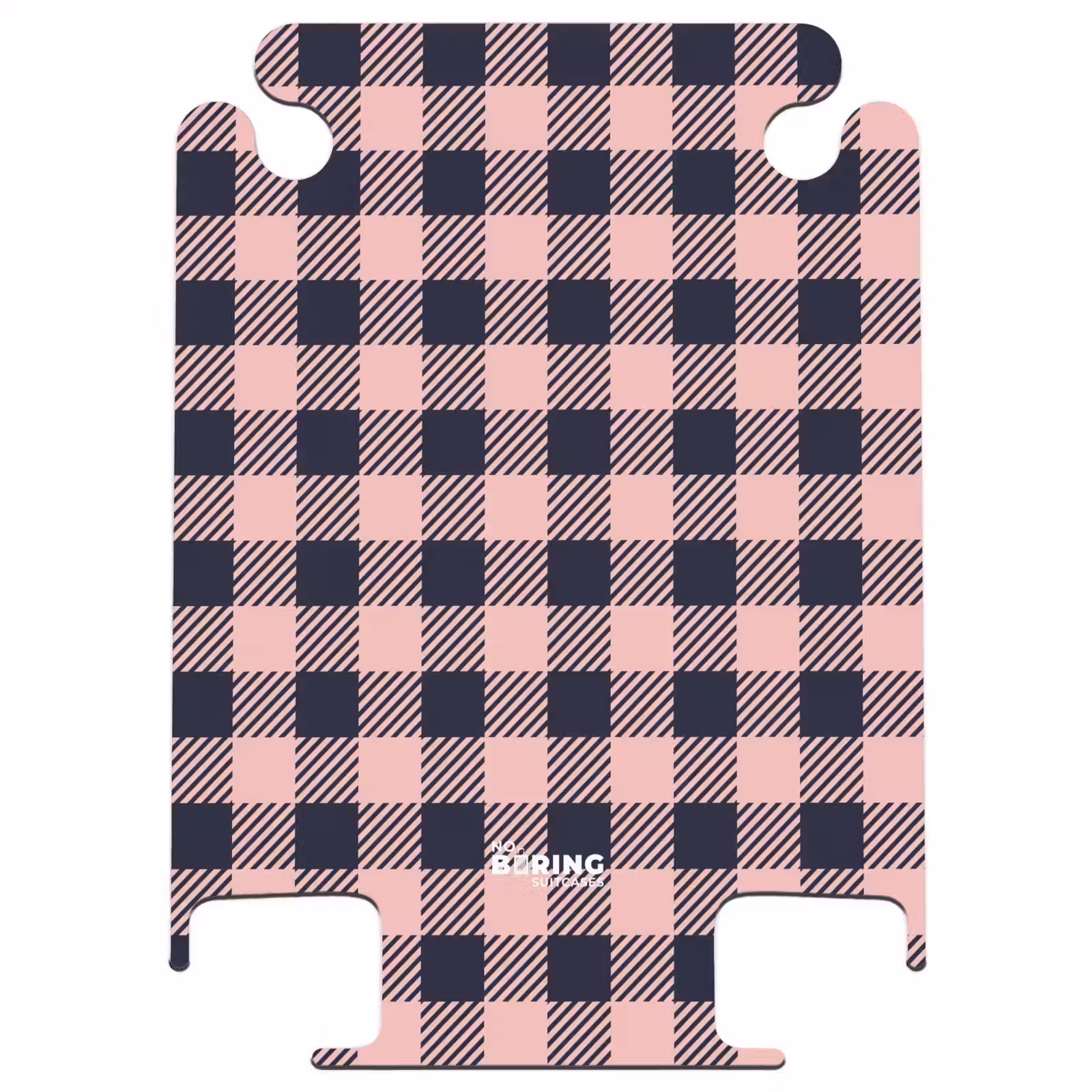 CaseSwap™ - Kariertes Schachbrettmuster in Rosa und Schwarz — 1