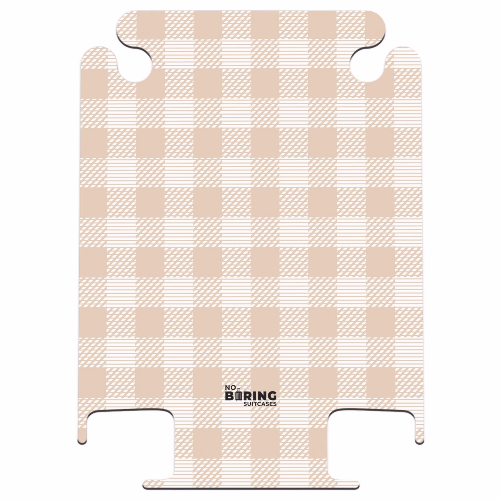 CaseSwap™ - Karomuster in Beige und Creme mit strukturierten Akzenten — 1