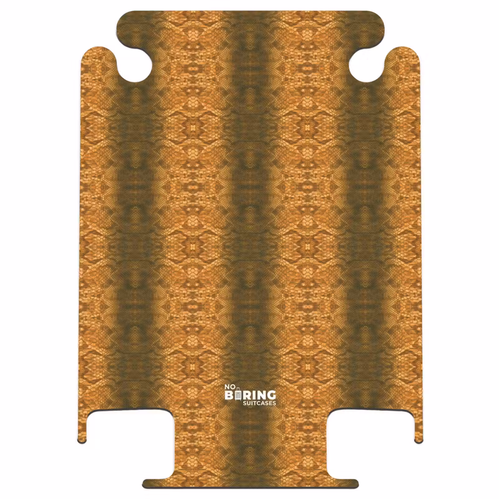 CaseSwap™ - Orangefarbene Schlangenhaut mit symmetrischer Schuppenstruktur — 1