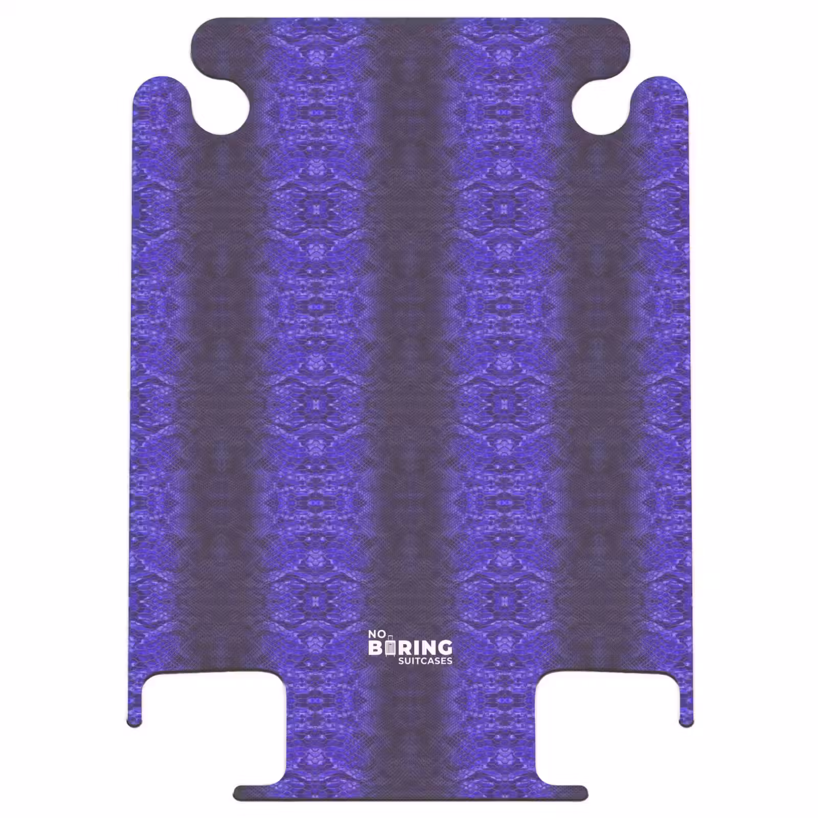 CaseSwap™ - Violettblaue Schlangenhaut mit symmetrischer Schuppenstruktur — 1