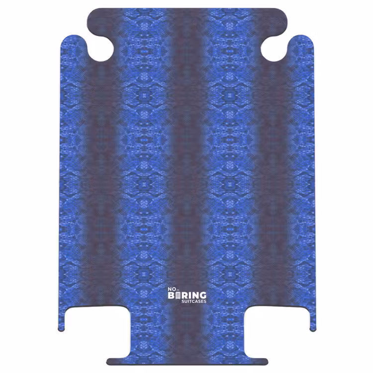 CaseSwap™ - Dunkelblaue Schlangenhaut mit symmetrischer Schuppenstruktur — 1