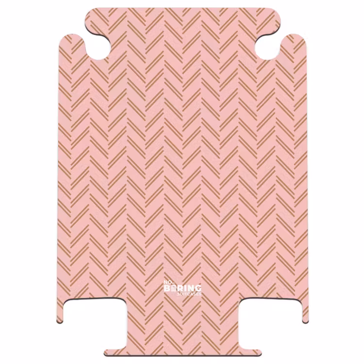 CaseSwap™ - Fischgrätenmuster mit rosa und braunen Farbtönen — 1
