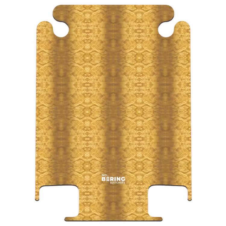 CaseSwap™ - Gelbe Schlangenhaut mit symmetrischer Schuppenstruktur — 1