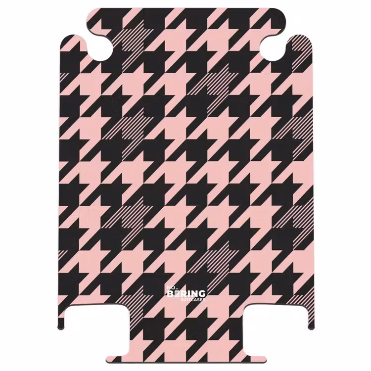 CaseSwap™ - Großes Elster-Muster in Rosa und Schwarz — 1