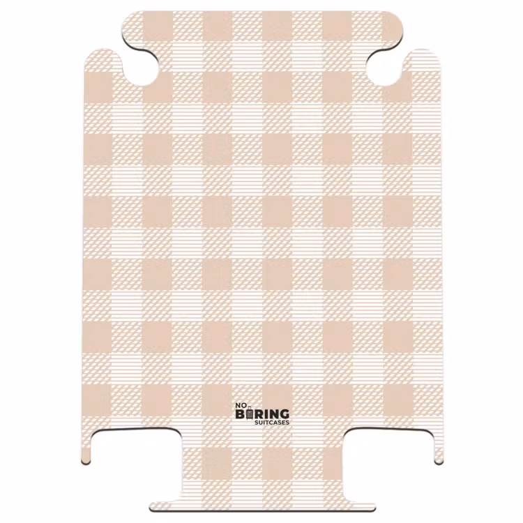 CaseSwap™ - Karomuster in Beige und Creme mit strukturierten Akzenten — 1