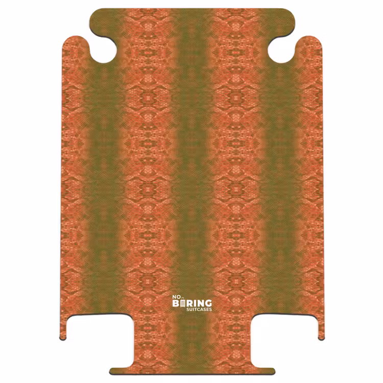 CaseSwap™ - Korallenrote Schlangenhaut mit symmetrischer Schuppenstruktur — 1