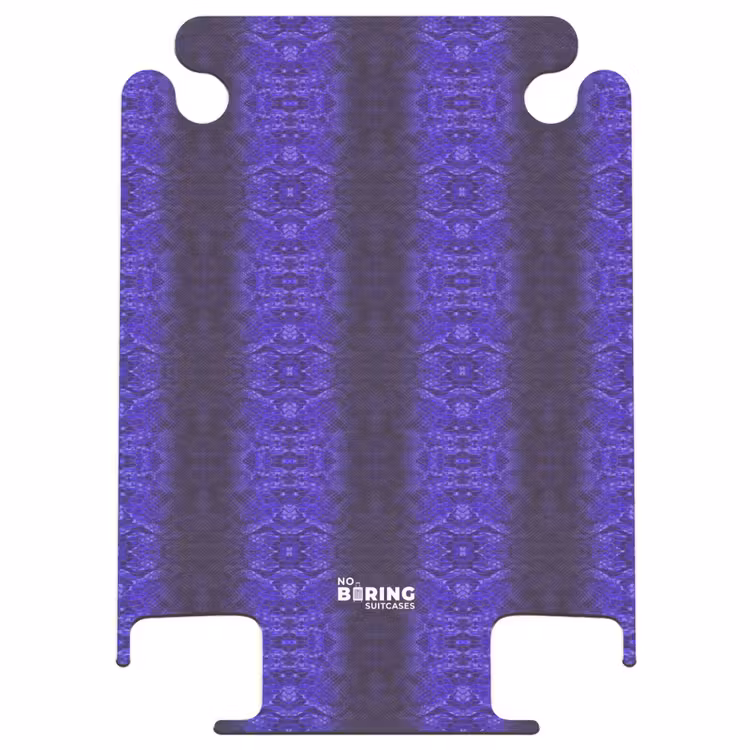 CaseSwap™ - Violettblaue Schlangenhaut mit symmetrischer Schuppenstruktur — 1