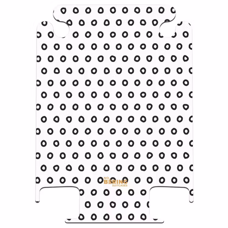 CaseSwap - Schwarze kreisförmige Ringe auf weißem Hintergrund — 1