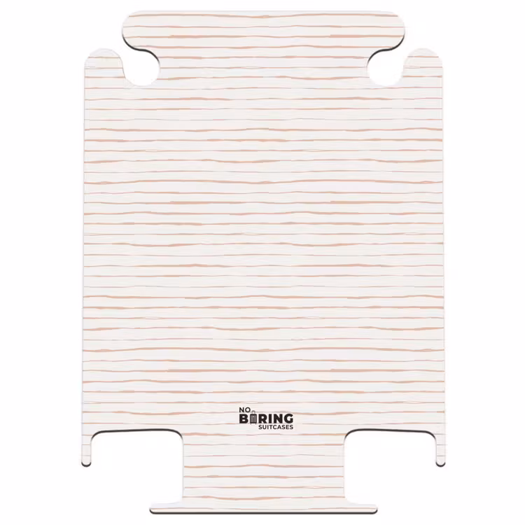 CaseSwap™ - Unregelmäßige Terrakotta-Linien auf hellbeigem Grund — 1