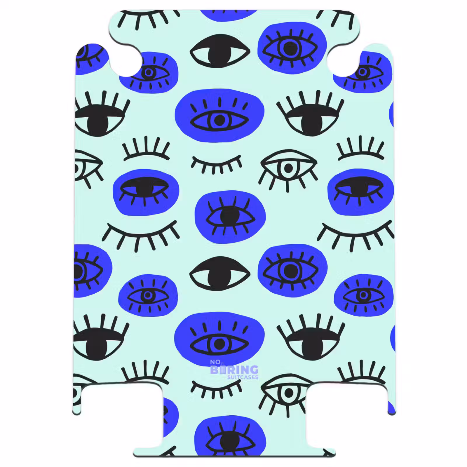 CaseSwap™ - Augenmuster in Blau und Schwarz — 1