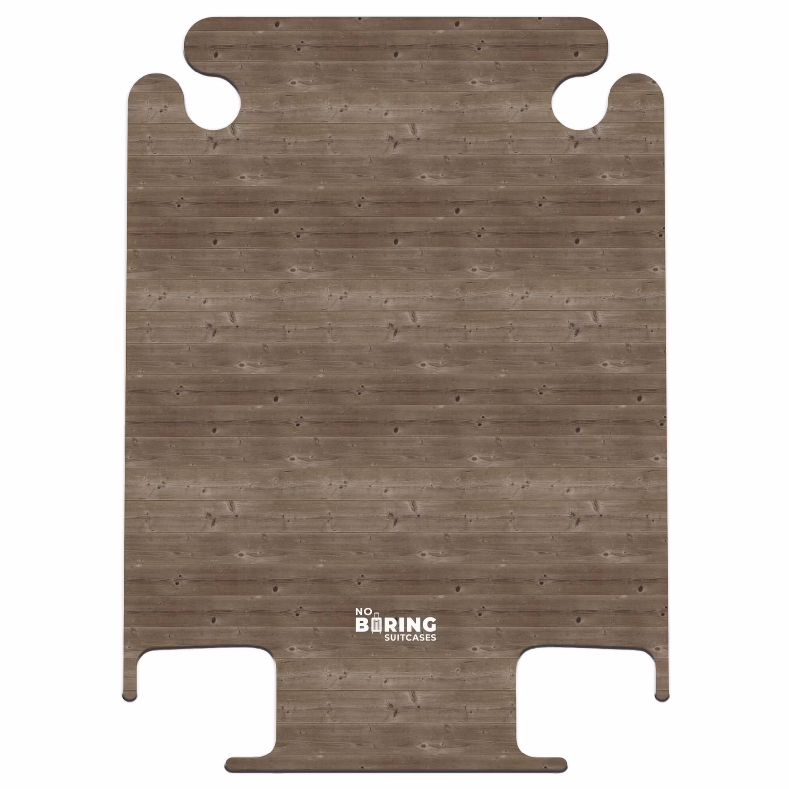CaseSwap™ - Dunkelbraunes Holz mit horizontaler Maserung und Ästen — 1