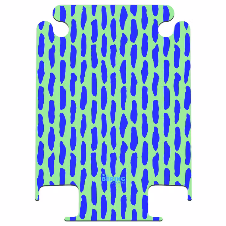 CaseSwap™ - Blaues Muster auf mintgrün — 1