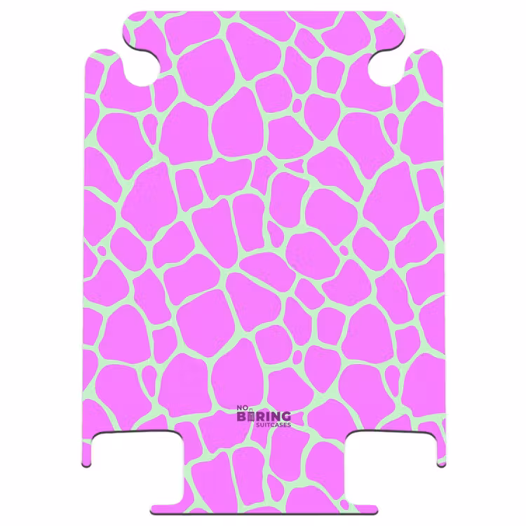 CaseSwap™ - Giraffendruck in Hellgrün und Lila — 1