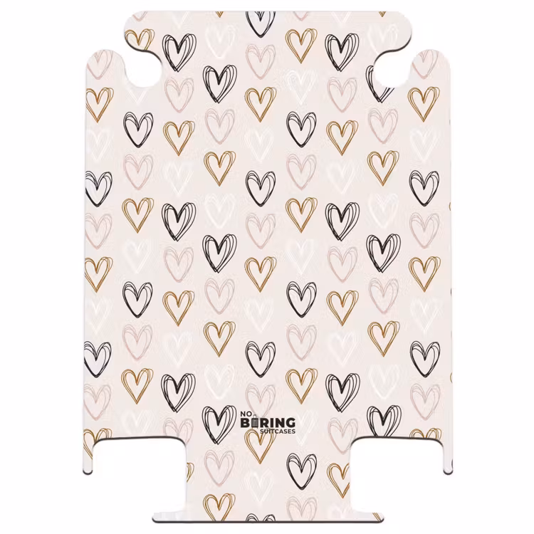 CaseSwap™ - Herzmuster in verschiedenen Farben auf Beige — 1