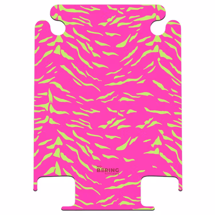 CaseSwap™ - Leuchtend rosa Tigerdruck mit lindgrünen Streifen — 1