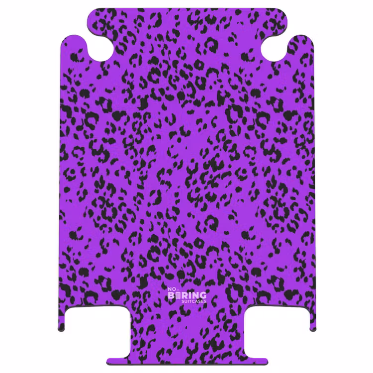 CaseSwap™ - Panther-Muster in Lila und Schwarz — 1