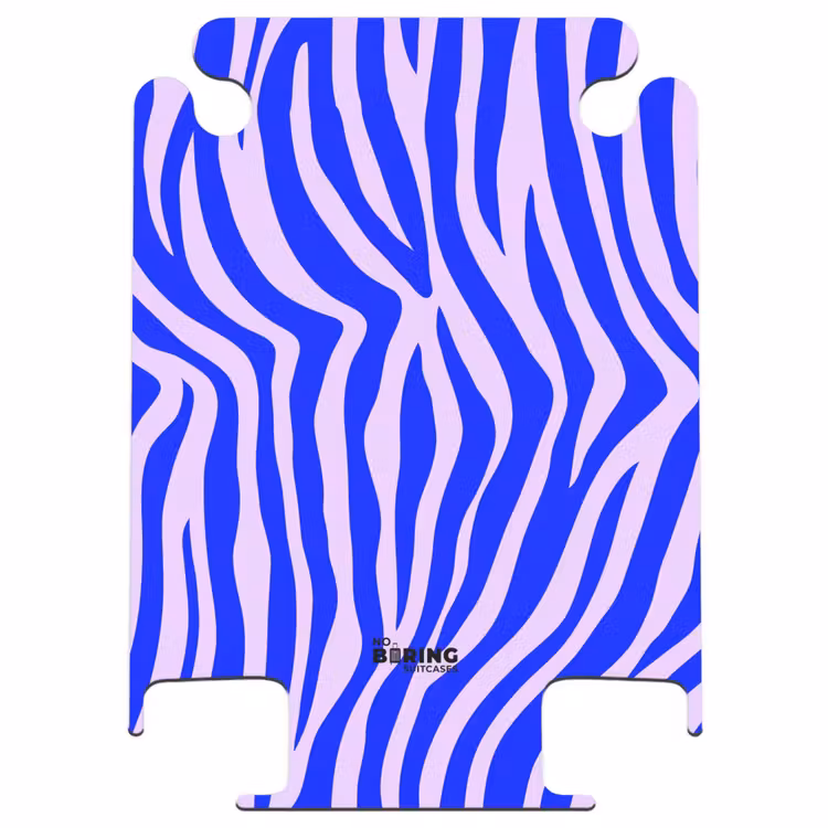 CaseSwap™ - Zebramuster blau und lila — 1