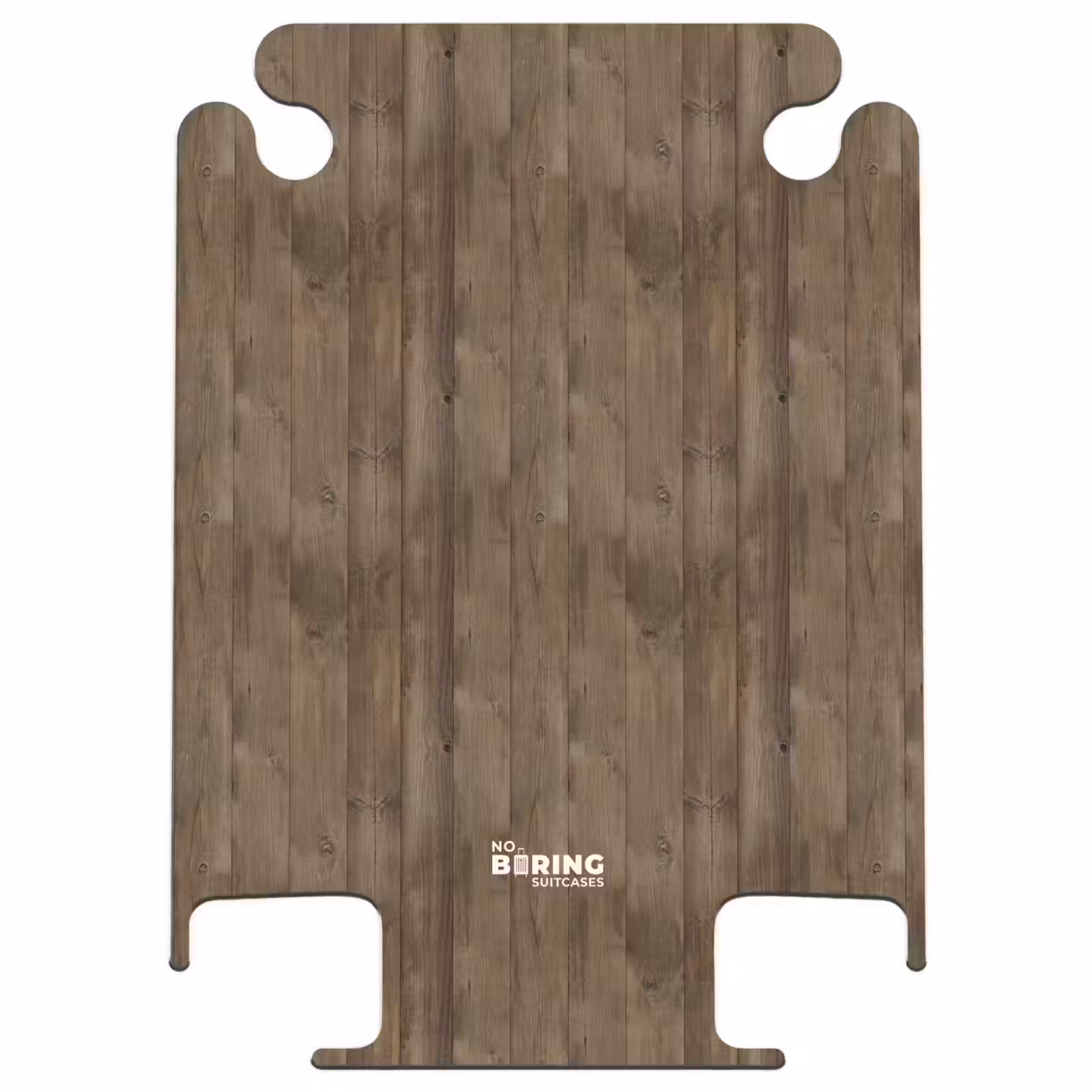 CaseSwap™ - Braune vertikale Dielen mit verwitterter Holzstruktur — 1