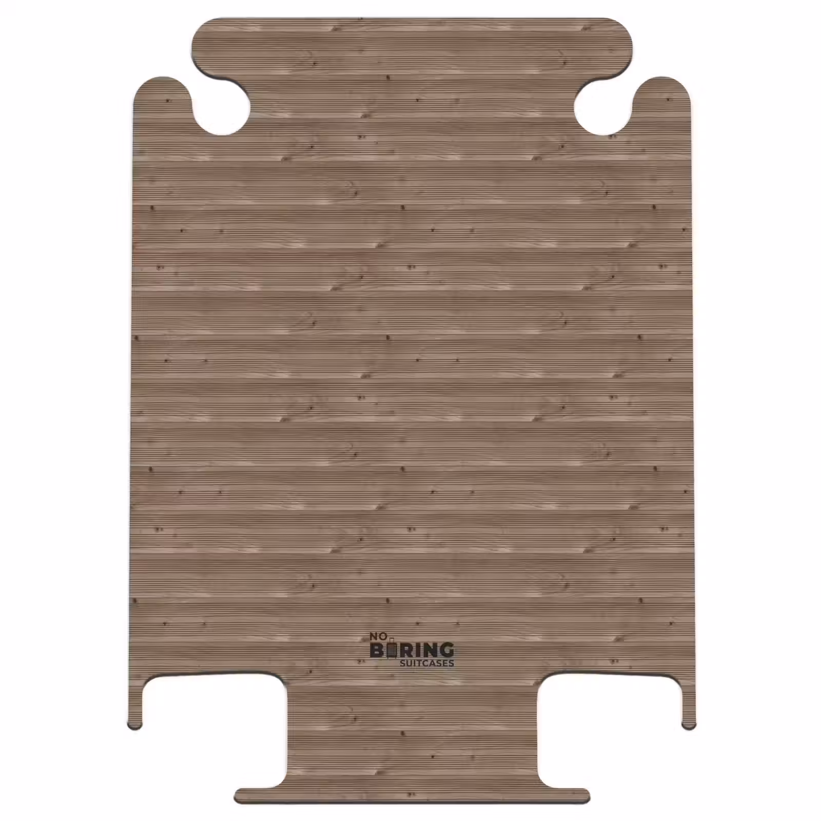 CaseSwap™ - Braunes Holz mit feiner horizontaler Maserung — 1