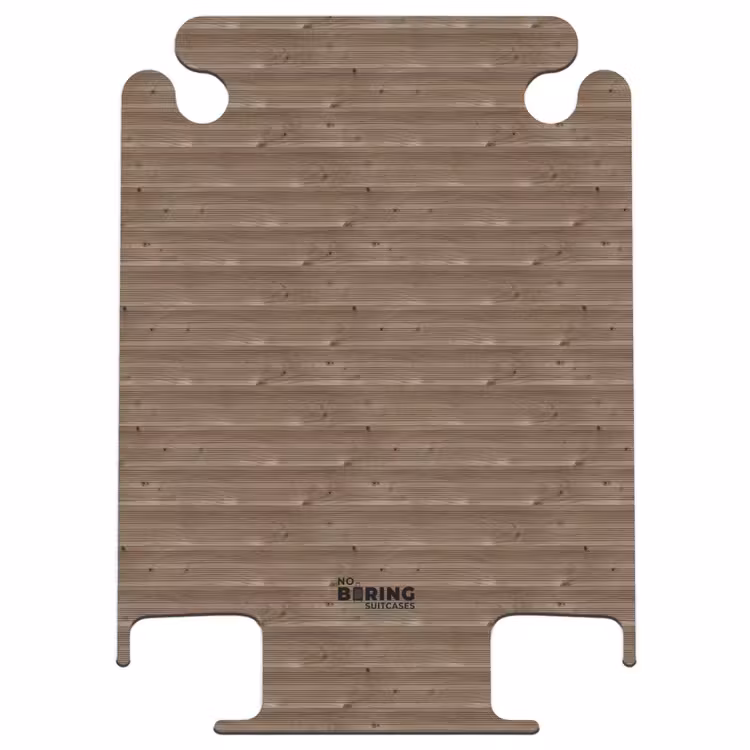 CaseSwap™ - Braunes Holz mit feiner horizontaler Maserung — 1