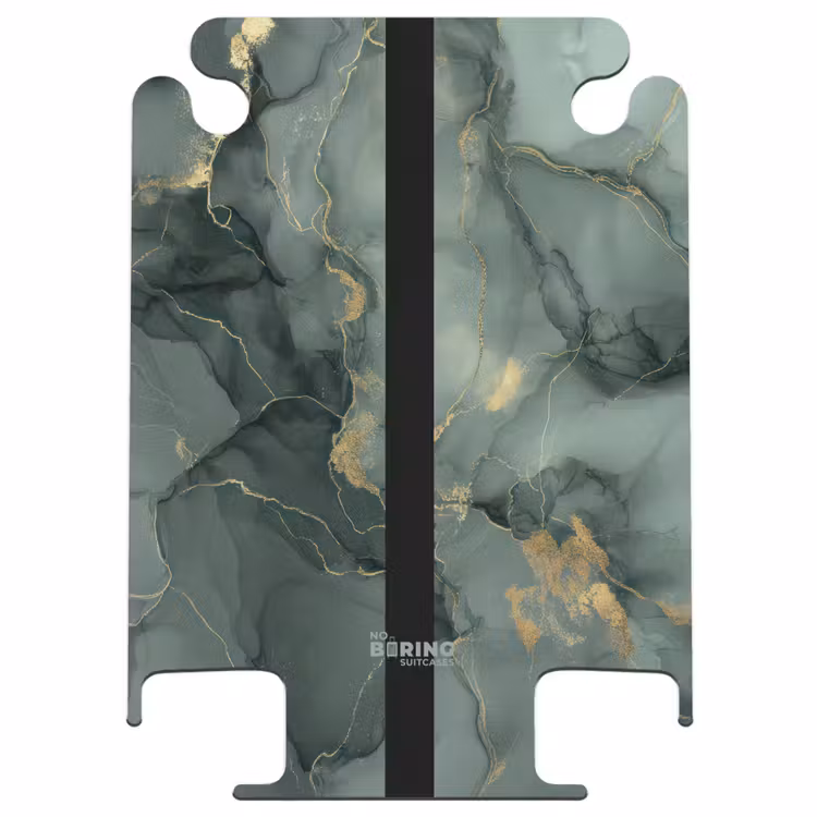 CaseSwap™ - Grüne Marmortextur mit goldenen Akzenten — 1