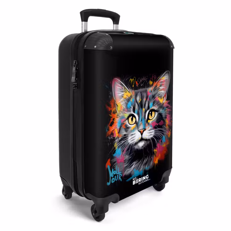 CaseSwap - Katze mit bunten Pinselstrichen — 2