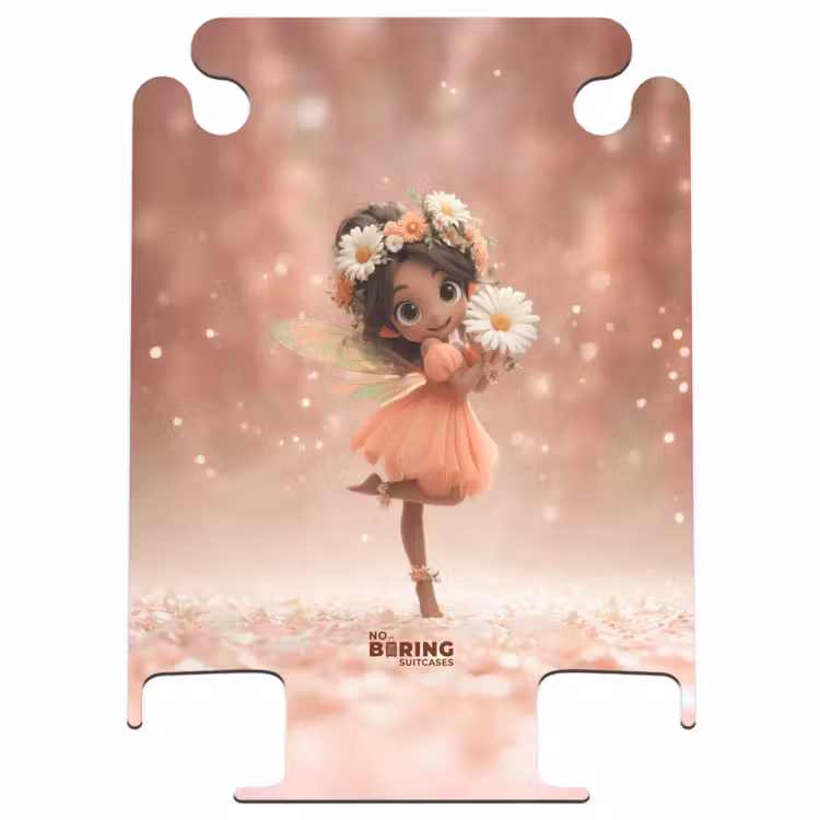 CaseSwap™ - Fee im orangefarbenen Kleid mit Gänseblümchen — 1