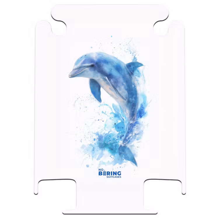 CaseSwap™ - Blauer Delphin auf weißem Hintergrund — 1