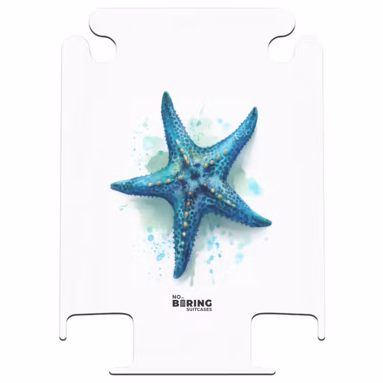 CaseSwap™ - Blauer Seestern auf weißem Hintergrund — 1