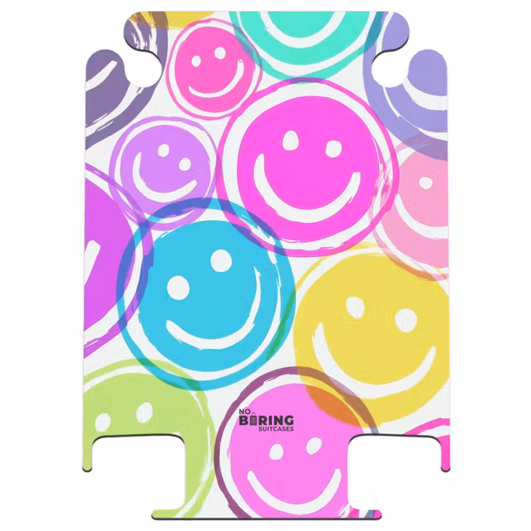 CaseSwap™ - Farbige Smiley-Gesichter auf weißem Hintergrund — 1
