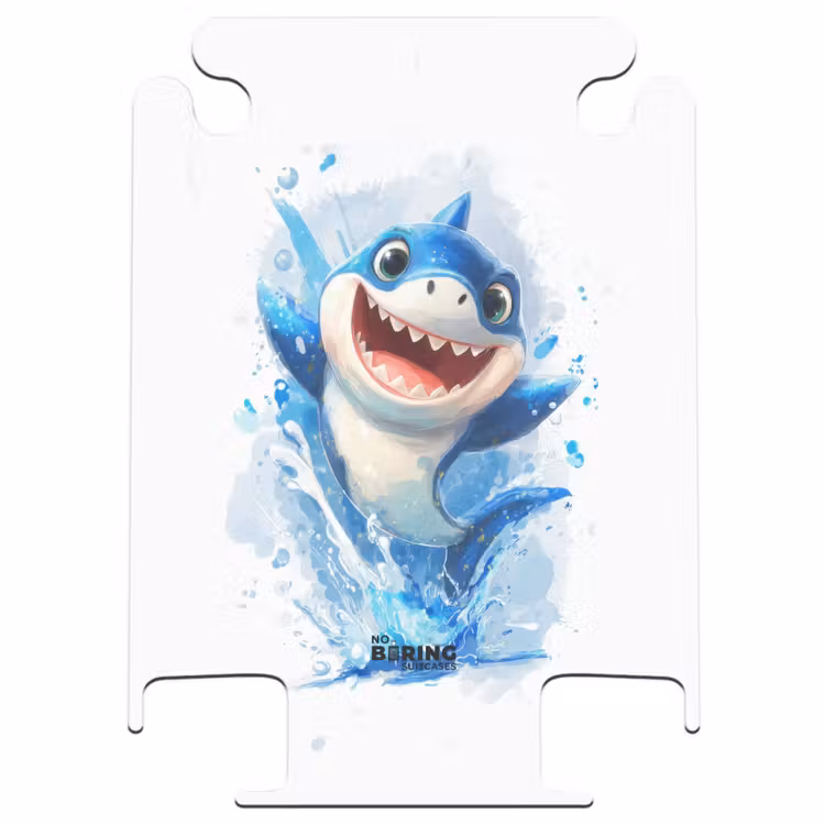 CaseSwap™ - Fröhliche Animation Hai aus dem Wasser — 1