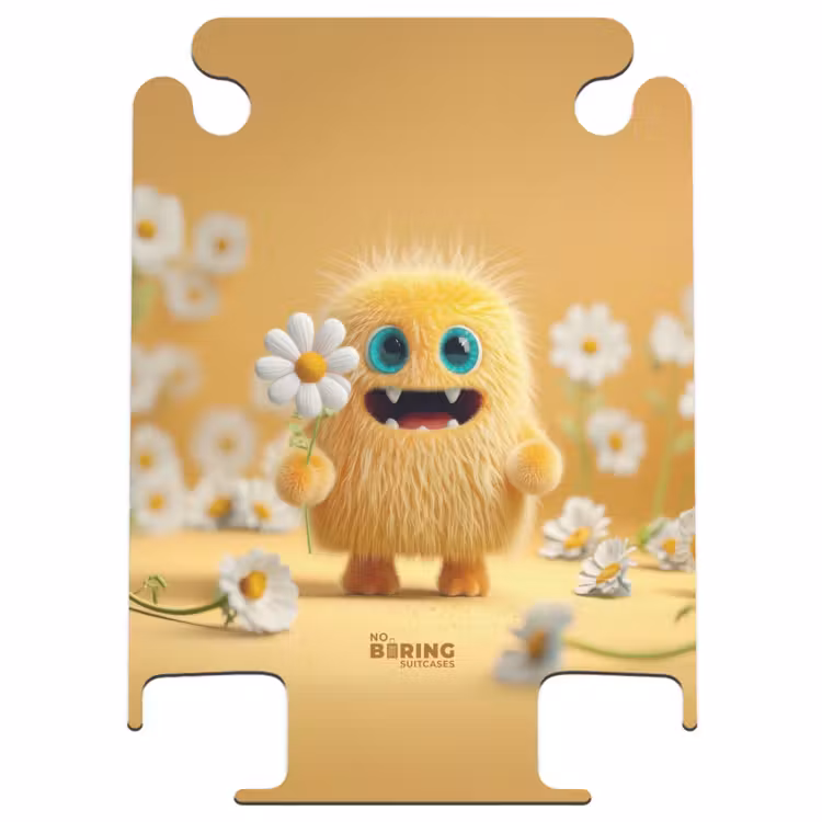 CaseSwap™ - Fröhliches flauschiges Monster mit Blume — 1